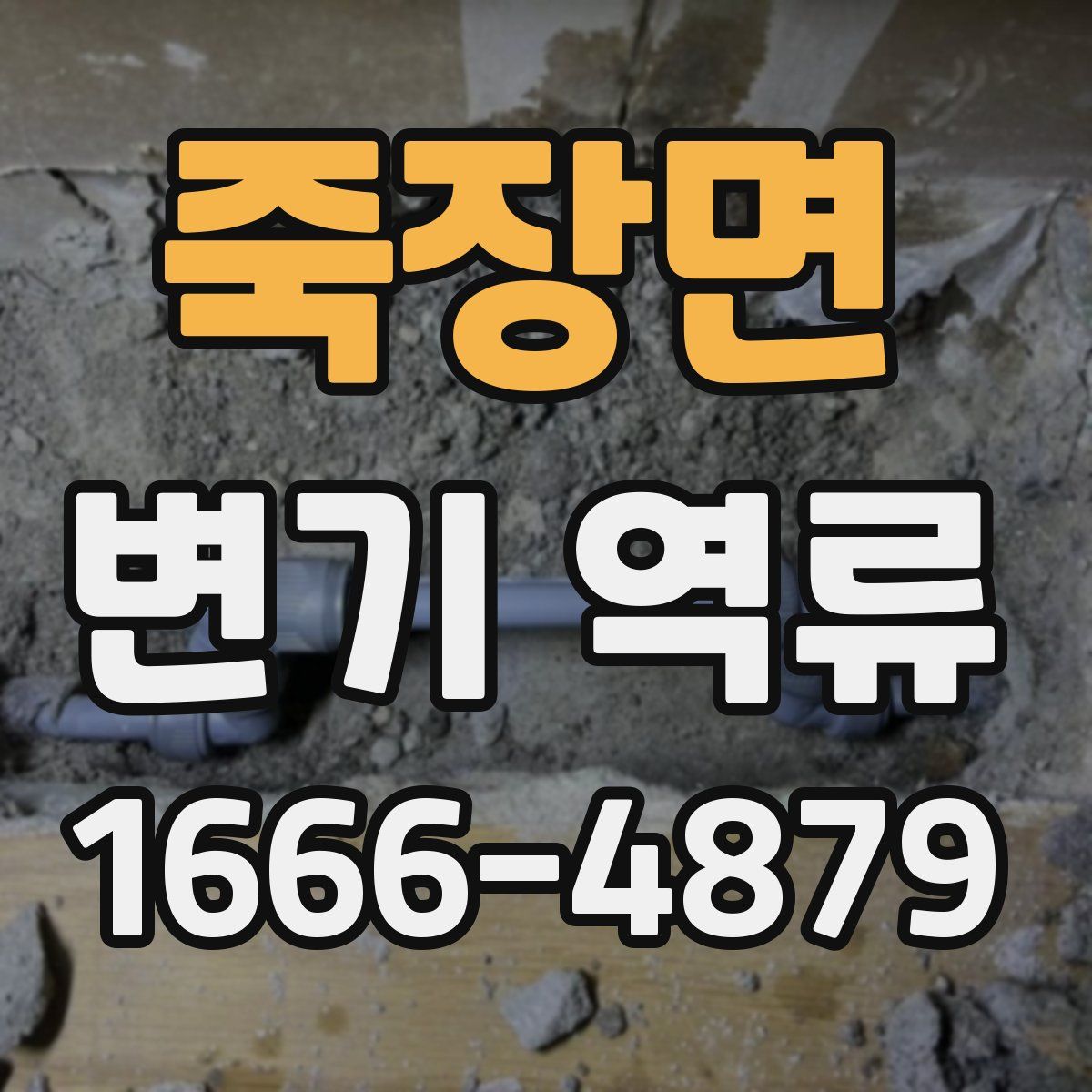 죽장면 변기 역류