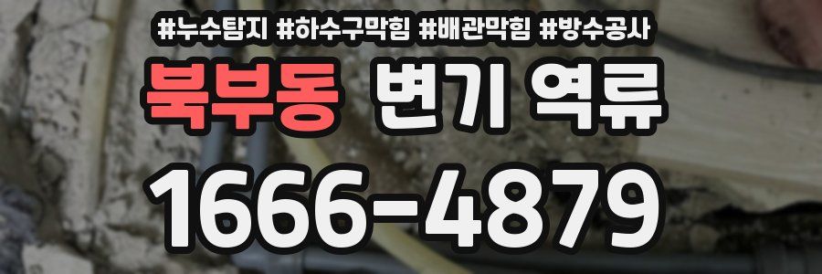 북부동 변기 역류