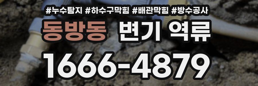 동방동 변기 역류