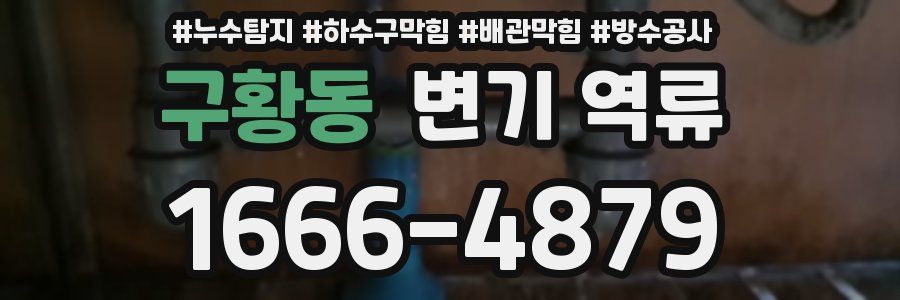 구황동 변기 역류