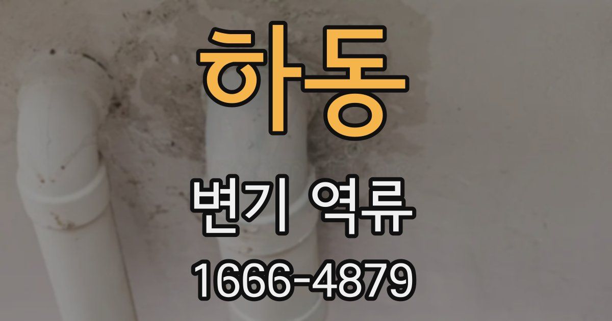 하동 변기 역류