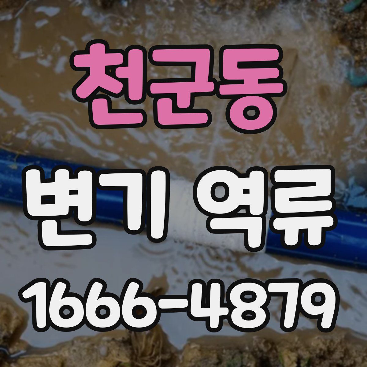 천군동 변기 역류