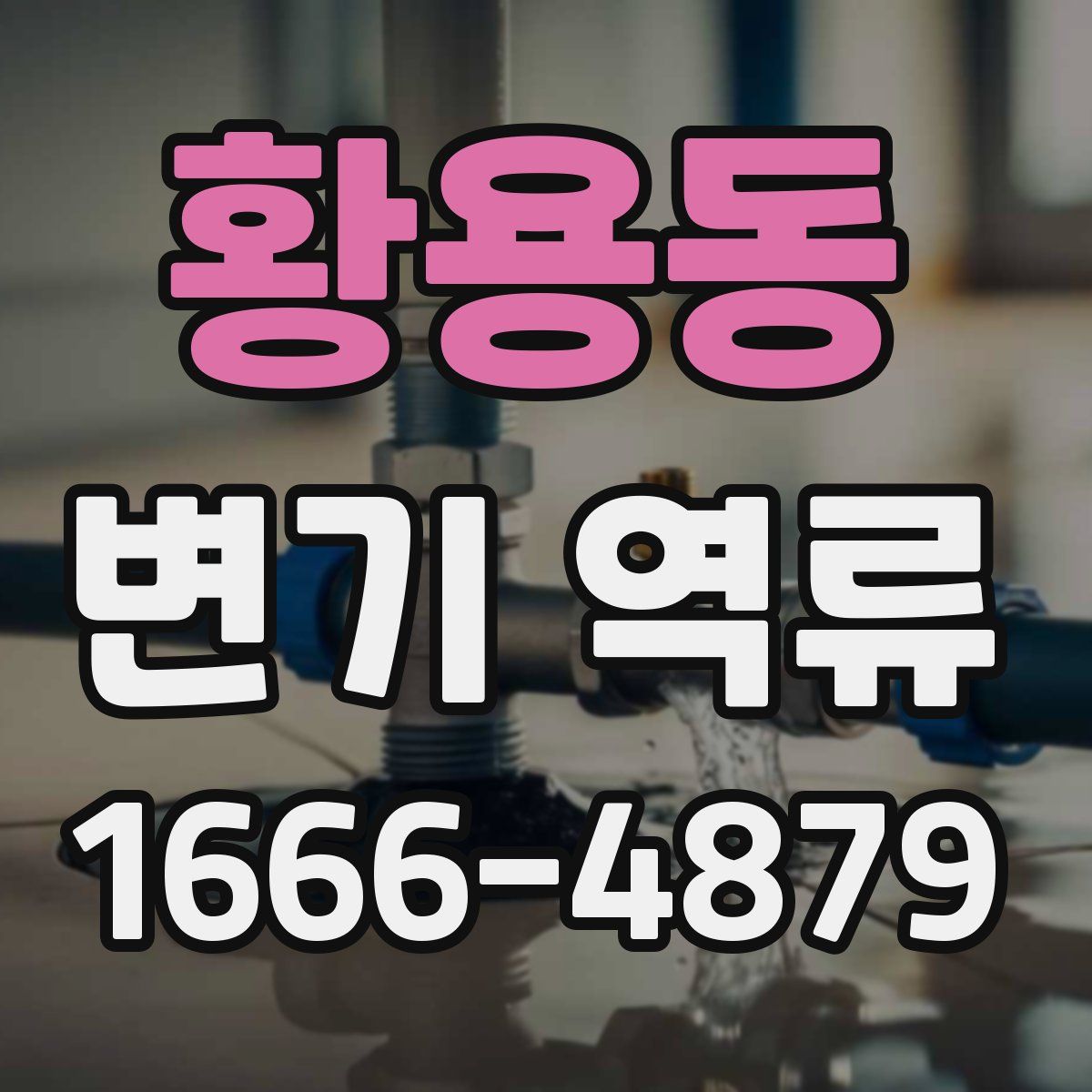 황용동 변기 역류