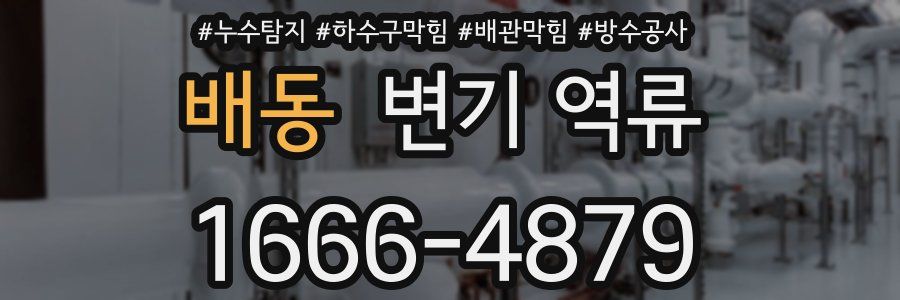 배동 변기 역류