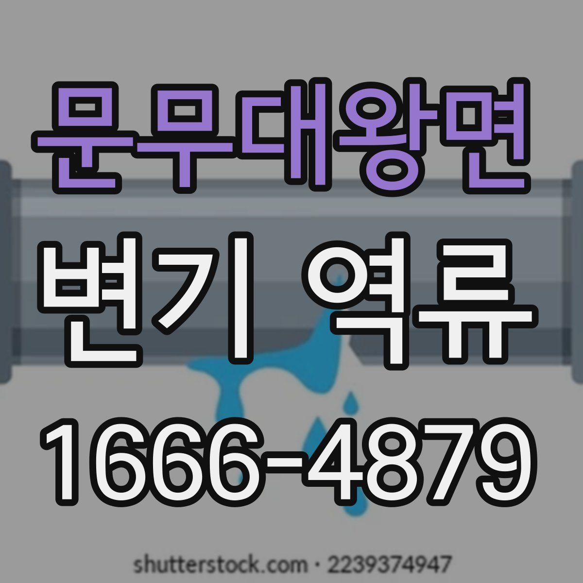 문무대왕면 변기 역류