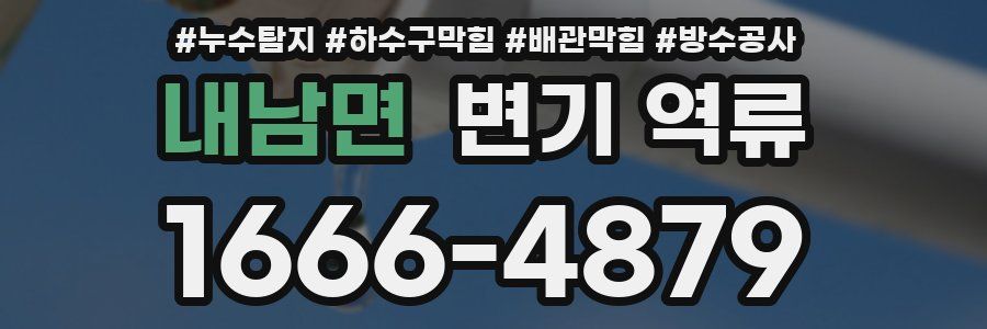 내남면 변기 역류