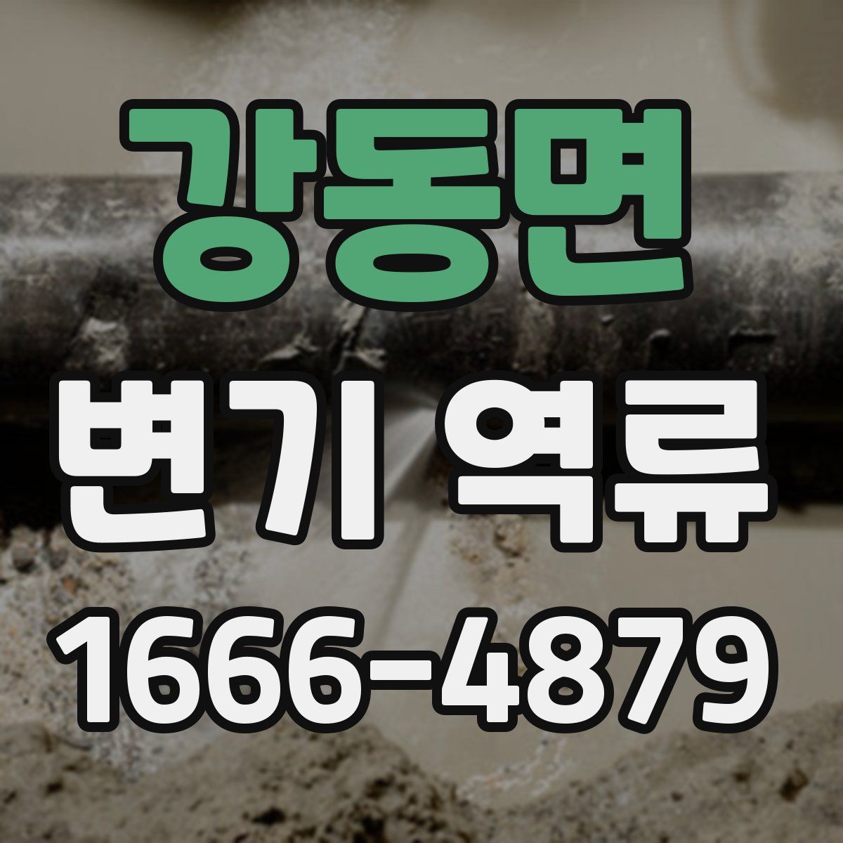 강동면 변기 역류