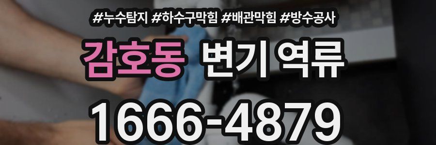 감호동 변기 역류