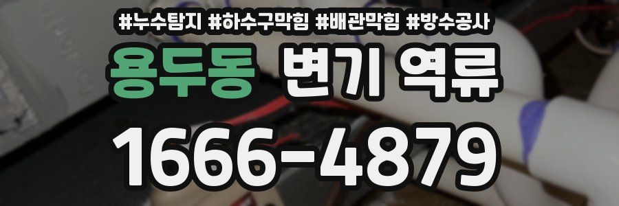 용두동 변기 역류