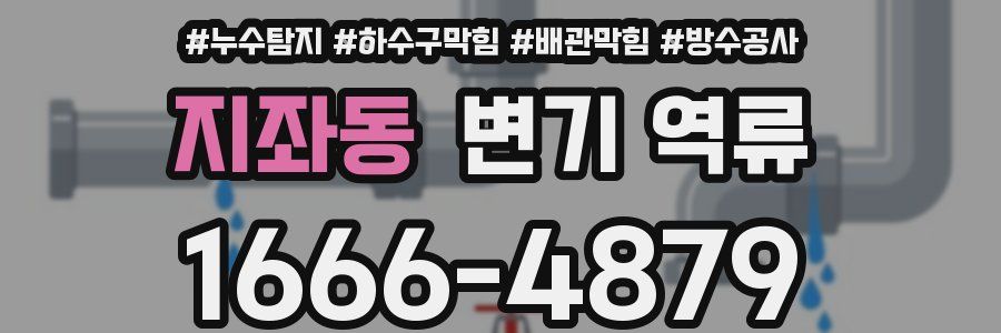 지좌동 변기 역류
