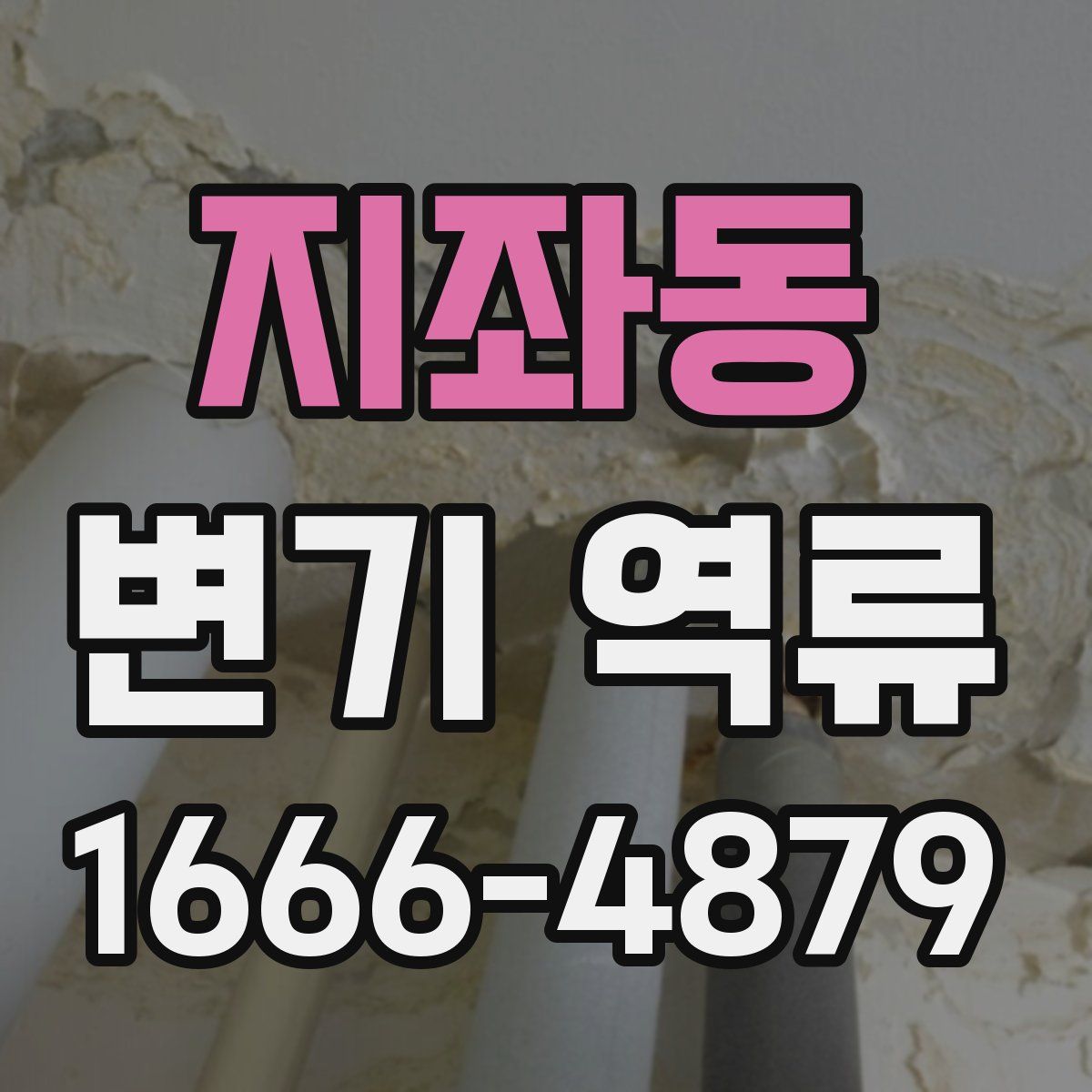 지좌동 변기 역류