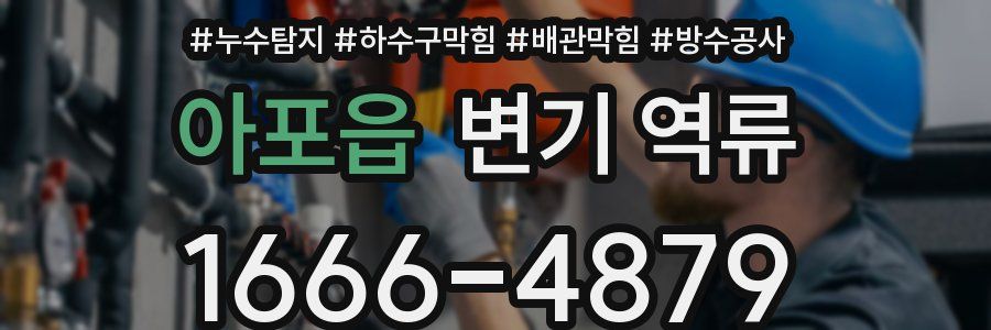 아포읍 변기 역류