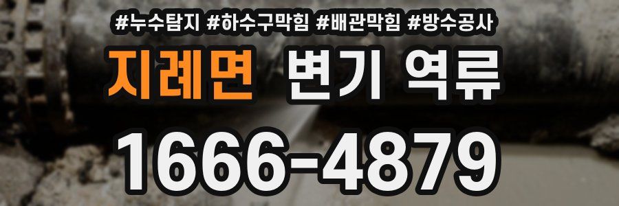지례면 변기 역류