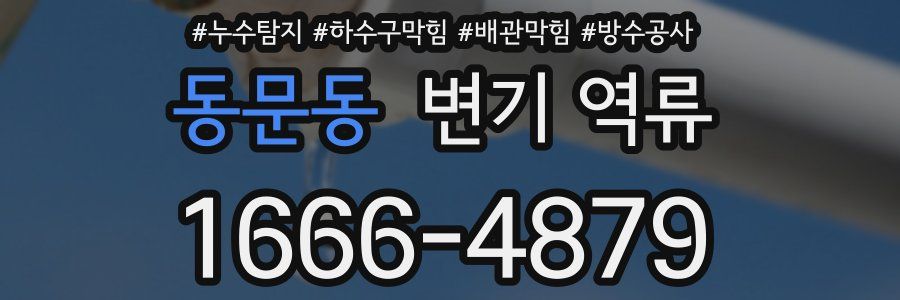 동문동 변기 역류