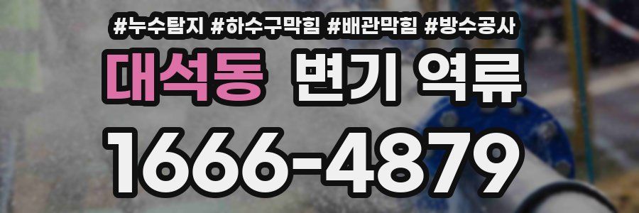 대석동 변기 역류