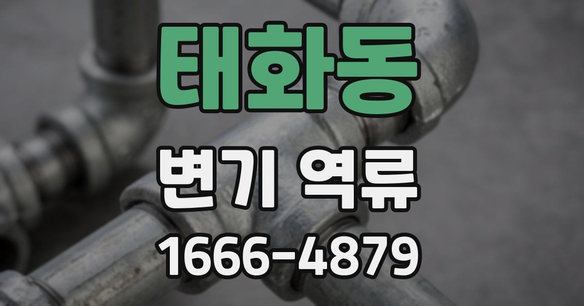 태화동 변기 역류