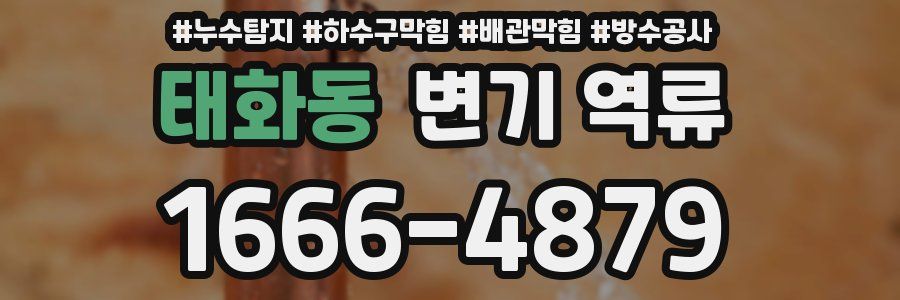 태화동 변기 역류