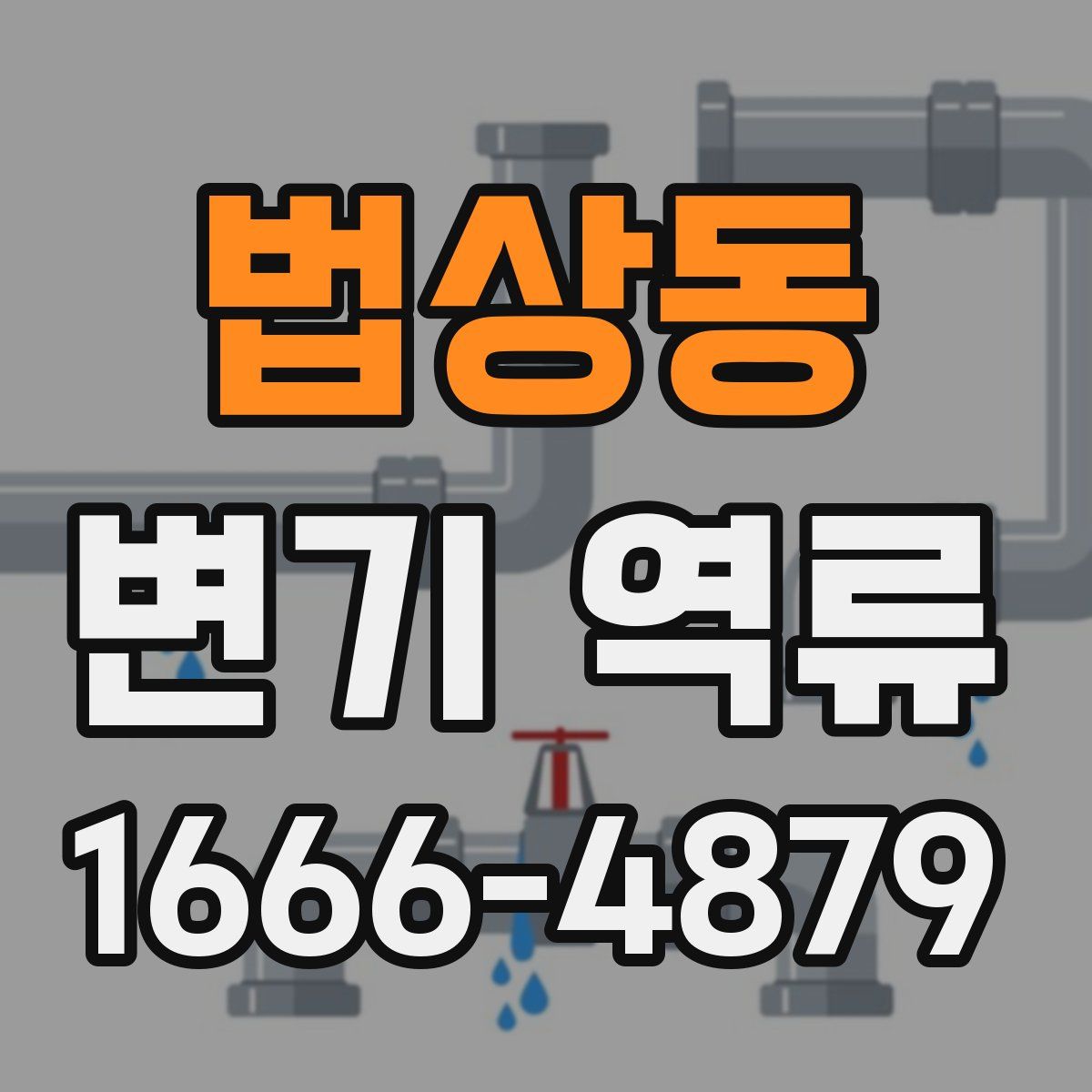 법상동 변기 역류