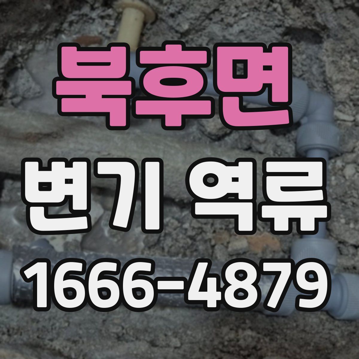 북후면 변기 역류