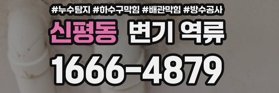 신평동 변기 역류