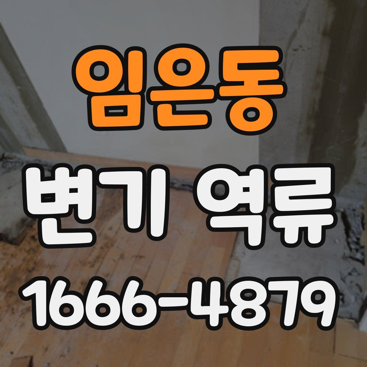 임은동 변기 역류