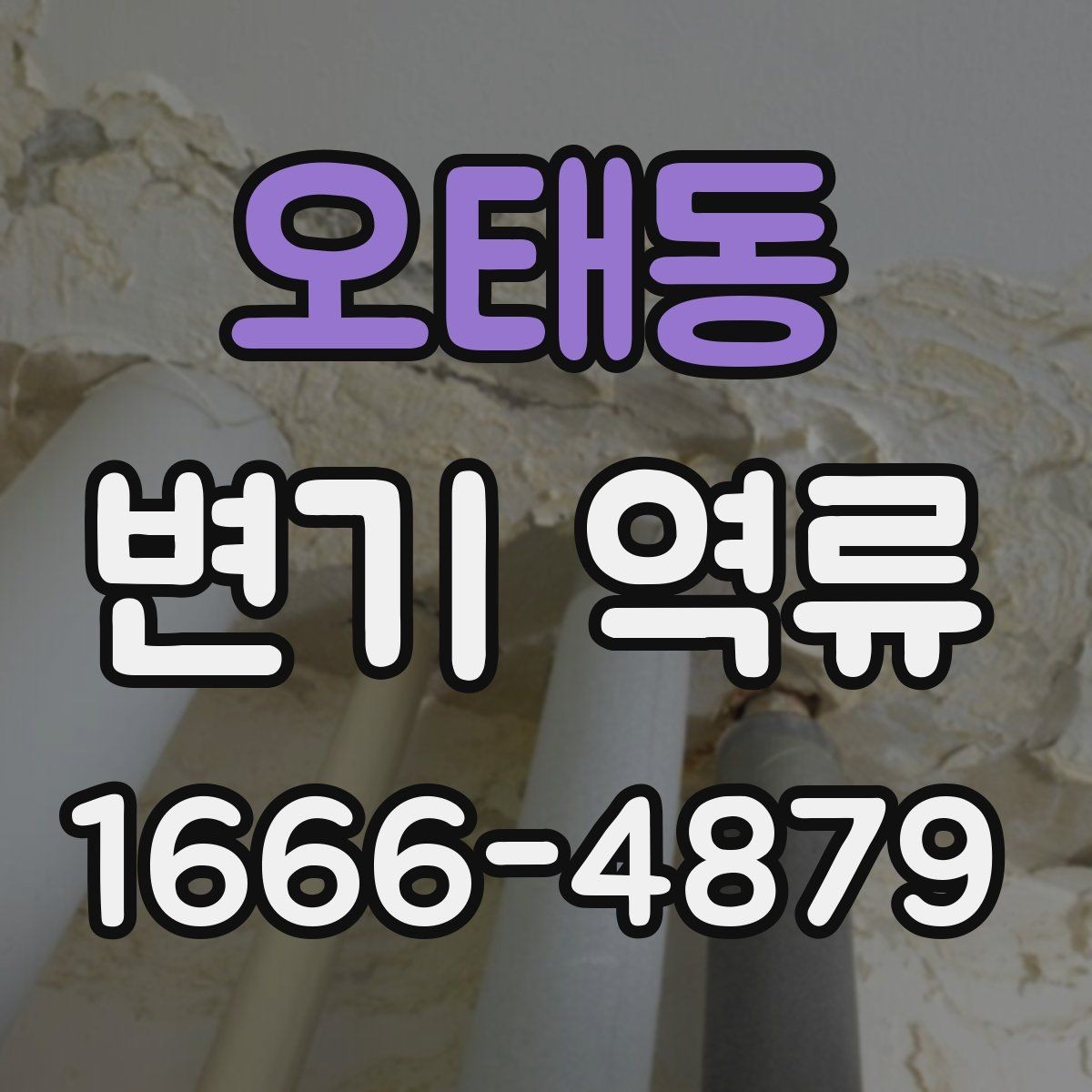 오태동 변기 역류 상황에서 업체를 부르기 전 점검