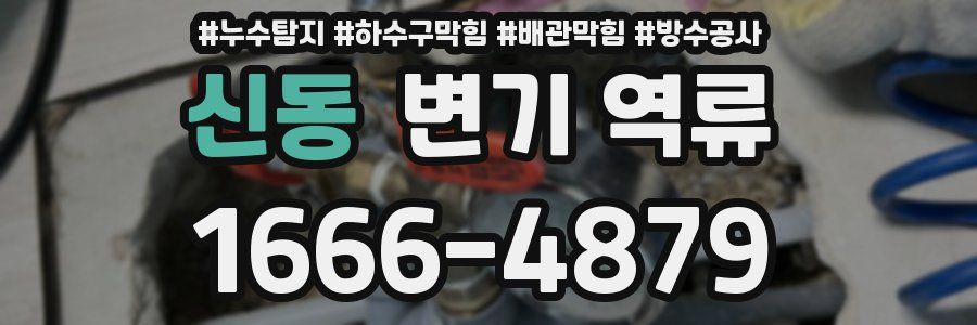 신동 변기 역류