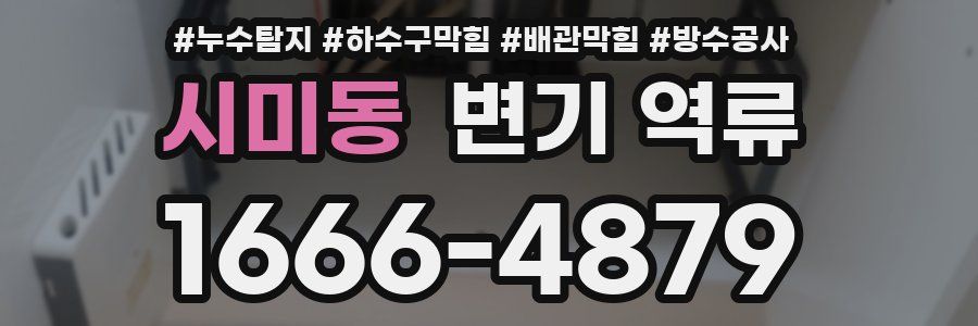 시미동 변기 역류