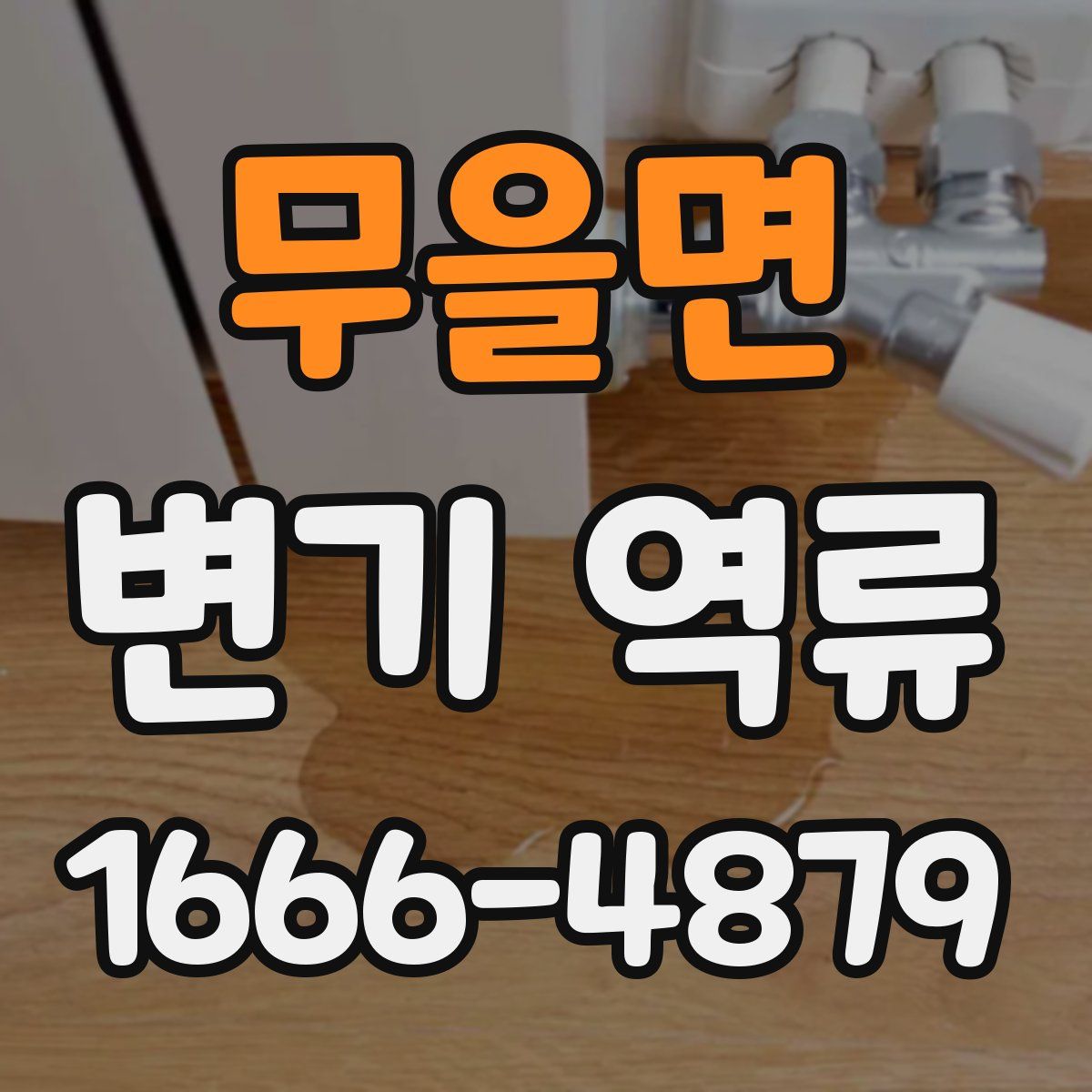 무을면 변기 역류