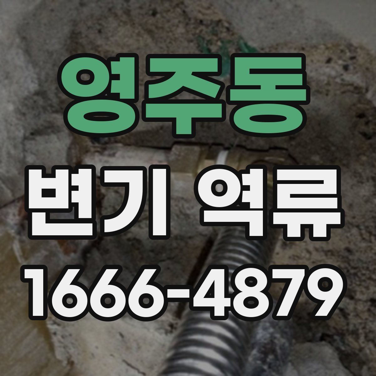 영주동 변기 역류