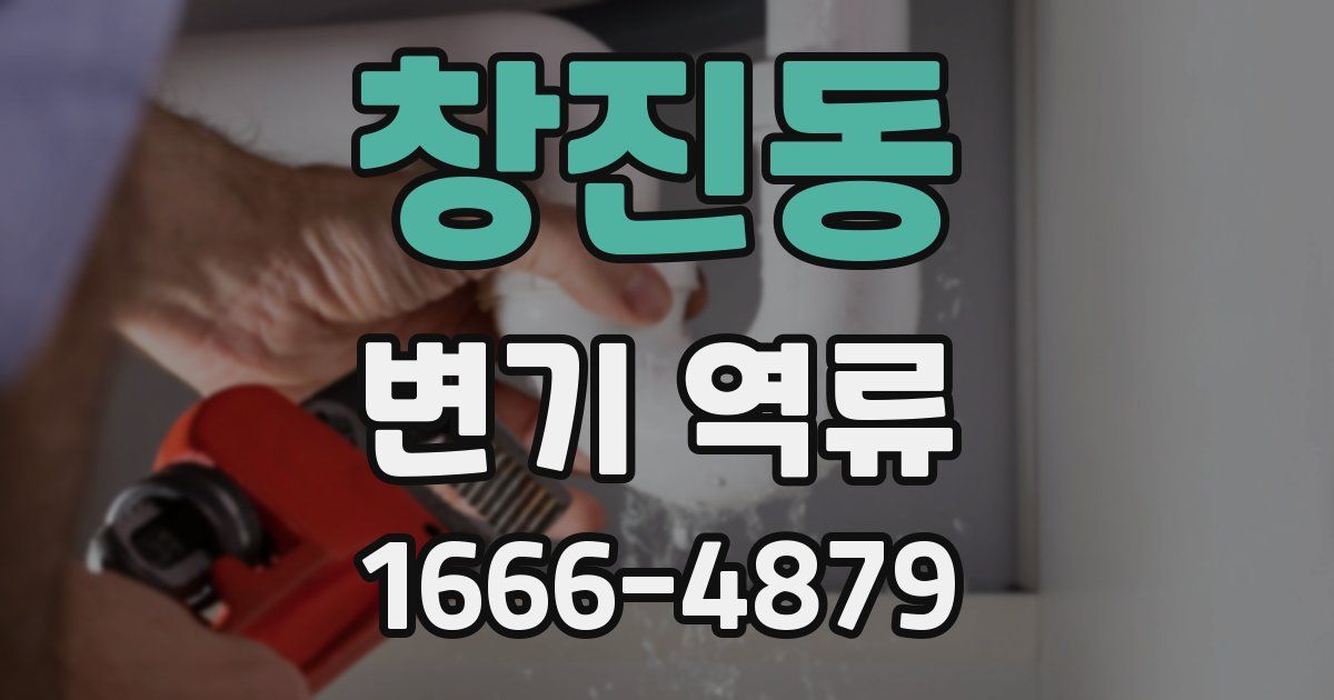 창진동 변기 역류