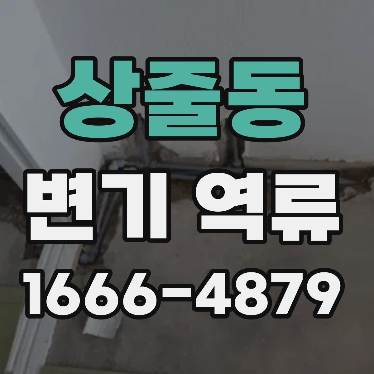 상줄동 변기 역류