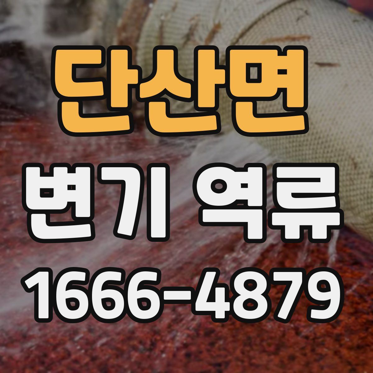 단산면 변기 역류