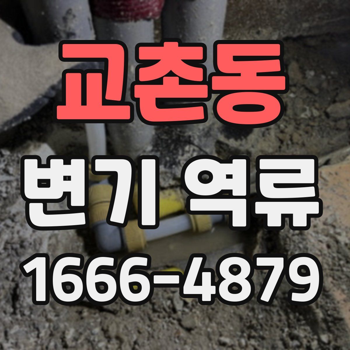교촌동 변기 역류