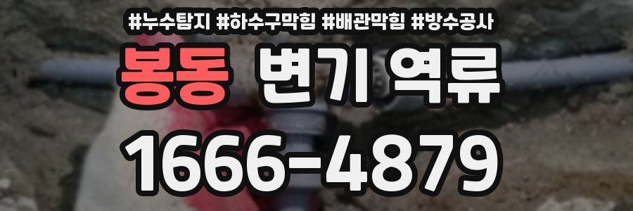 봉동 변기 역류