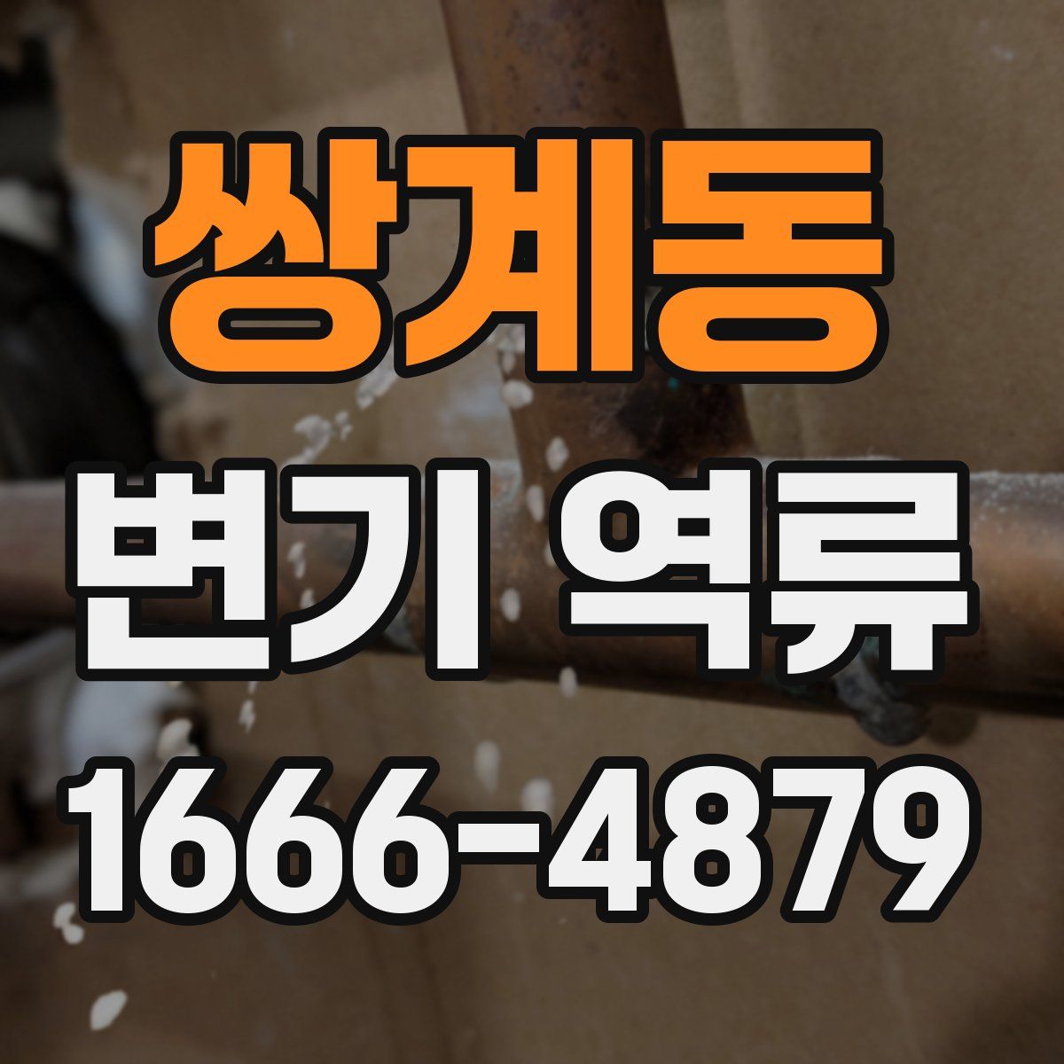쌍계동 변기 역류