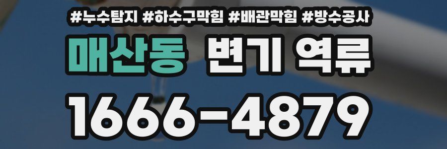 매산동 변기 역류
