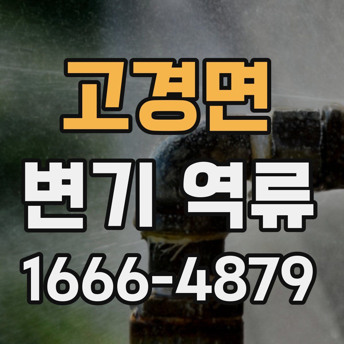 고경면 변기 역류