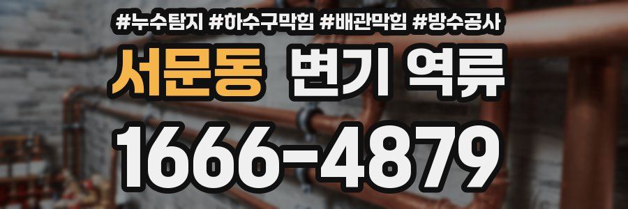 서문동 변기 역류