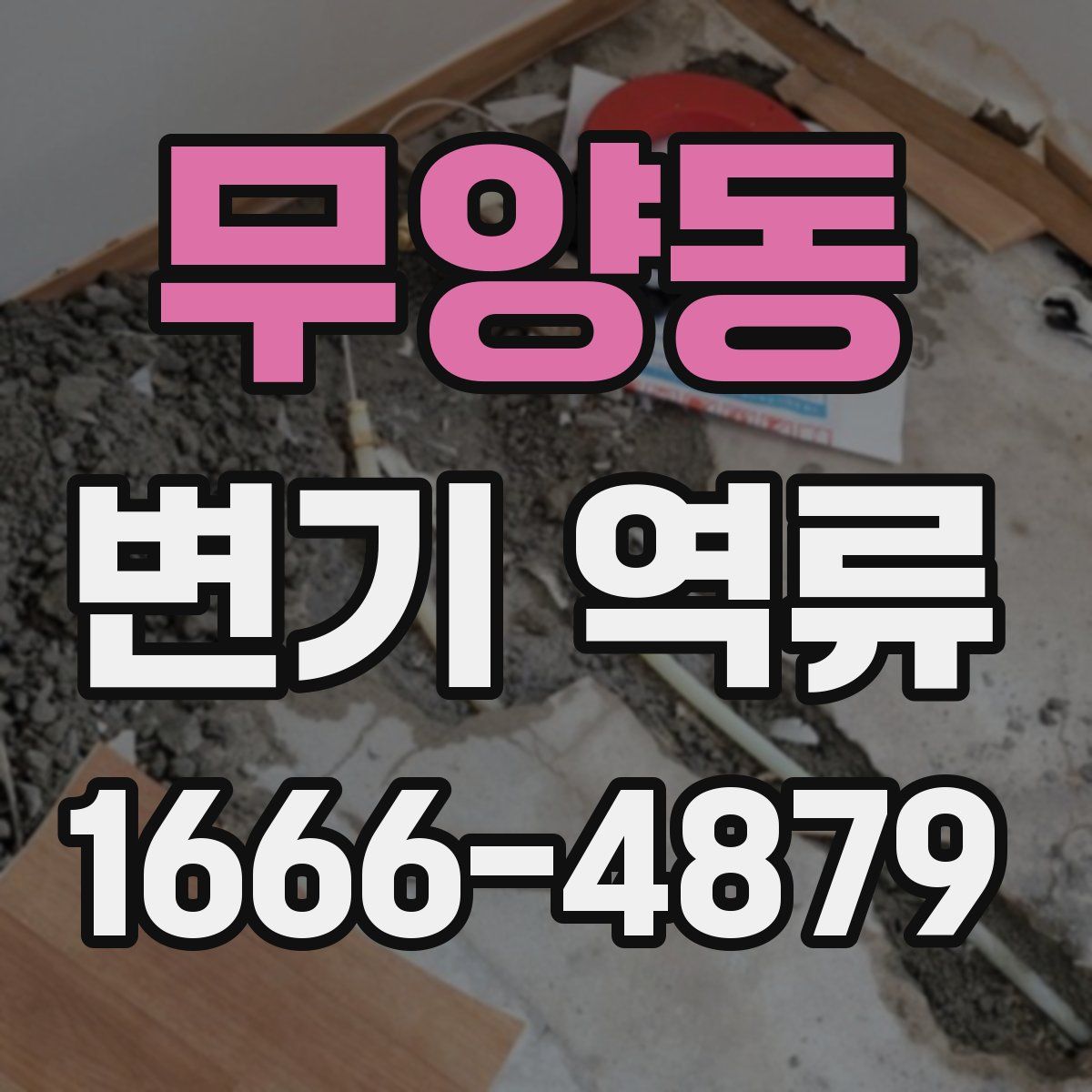 무양동 변기 역류