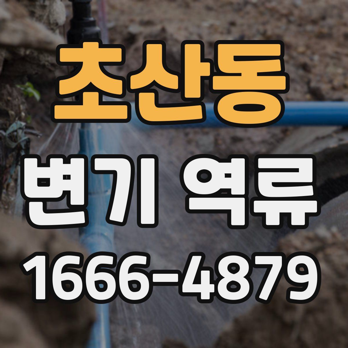초산동 변기 역류