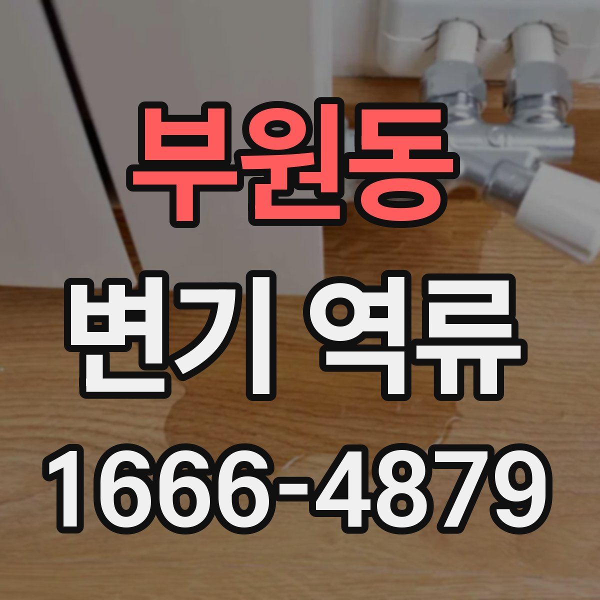 부원동 변기 역류