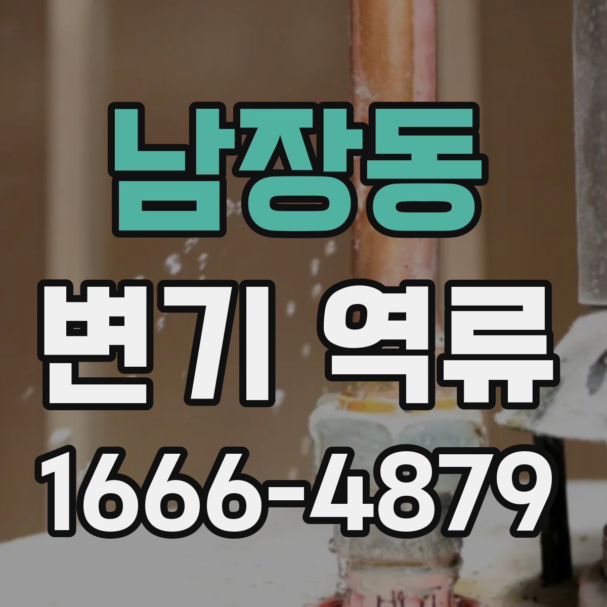 남장동 변기 역류