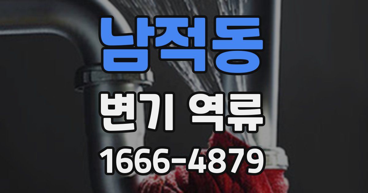 남적동 변기 역류