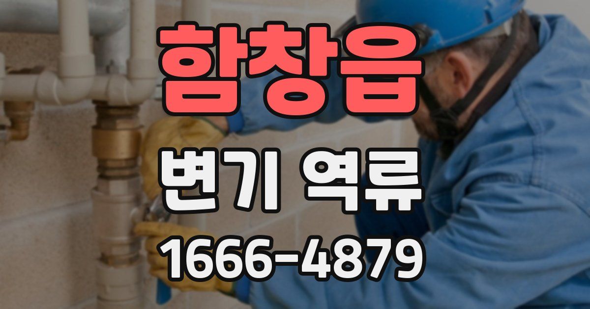함창읍 변기 역류