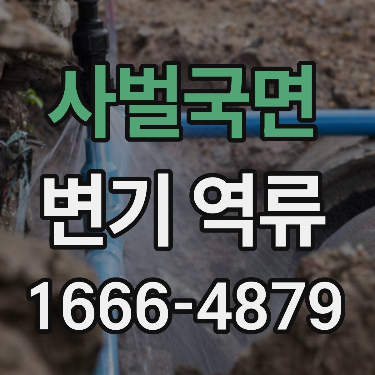 사벌국면 변기 역류
