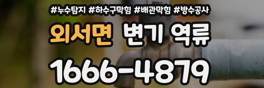 외서면 변기 역류
