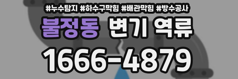 불정동 변기 역류