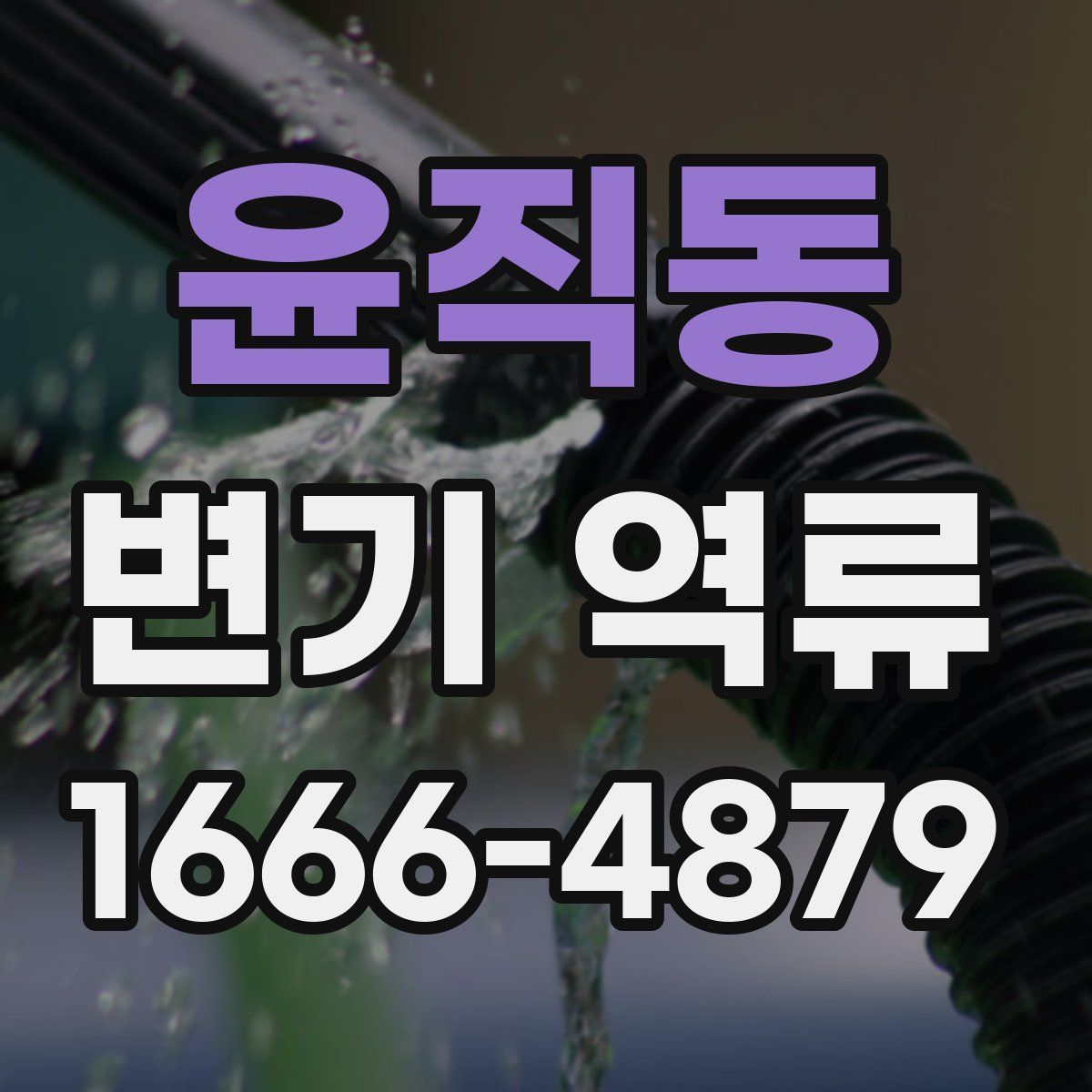 윤직동 변기 역류