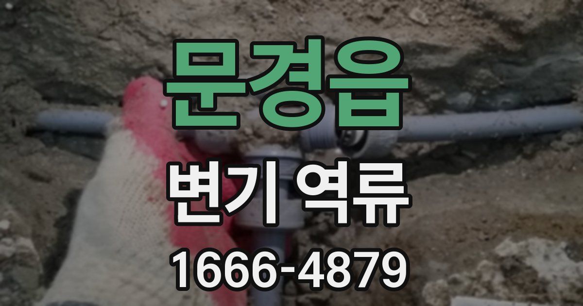 문경읍 변기 역류